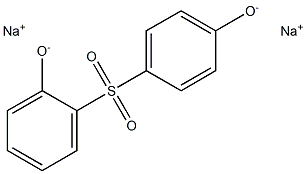 Disodium 2,4'-sulfonylbis(phenolate) 结构式