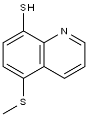 5-(Methylthio)quinoline-8-thiol 结构式