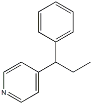 4-(1-Phenylpropyl)pyridine 结构式