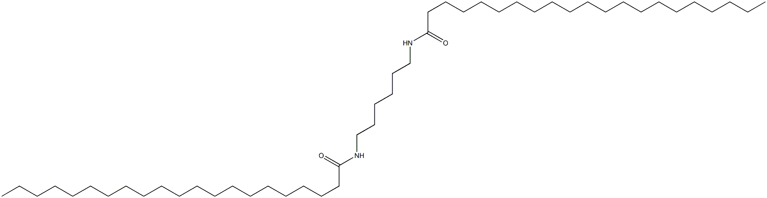 N,N'-(1,6-Hexanediyl)bis(henicosanamide) 结构式