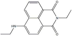 2-Ethyl-6-(ethylamino)-2H-benzo[de]isoquinoline-1,3-dione 结构式