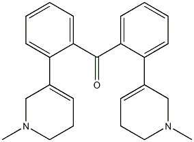 [(1-Methyl-1,2,5,6-tetrahydropyridin)-3-yl]phenyl ketone 结构式