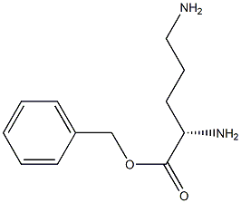 L-Ornithine benzyl ester 结构式