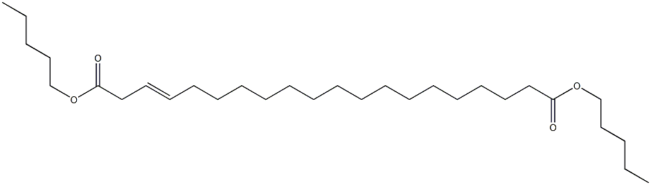 3-Icosenedioic acid dipentyl ester 结构式