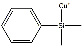 Dimethylphenylsilylcopper(I) 结构式