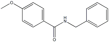 N-Benzyl-4-methoxybenzamide 结构式