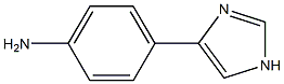 5-(4-Aminophenyl)-3H-imidazole 结构式