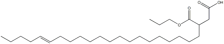 3-(16-Henicosenyl)succinic acid 1-hydrogen 4-propyl ester 结构式