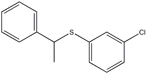 1-(Phenyl)-1-(3-chlorophenylthio)ethane 结构式