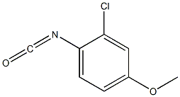 2-Chloro-4-methoxyphenyl isocyanate 结构式