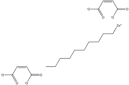 Bis(maleic acid 1-decyl)zinc salt 结构式