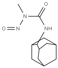 1-(Adamantan-2-yl)-3-methyl-3-nitrosourea 结构式