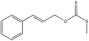 Dithiocarbonic acid S-methyl O-trans-cinnamyl ester 结构式