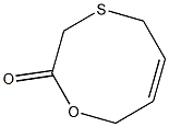 5,8-Dihydro-1,4-oxathiocin-2(3H)-one 结构式