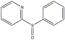 Phenyl 2-pyridyl sulfoxide 结构式