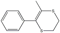 2-Phenyl-3-methyl-5,6-dihydro-1,4-dithiin 结构式