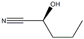 [S,(-)]-2-Hydroxyvaleronitrile 结构式