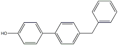 4'-Benzyl-1,1'-biphenyl-4-ol 结构式