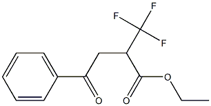 4-Phenyl-2-(trifluoromethyl)-4-oxobutanoic acid ethyl ester 结构式