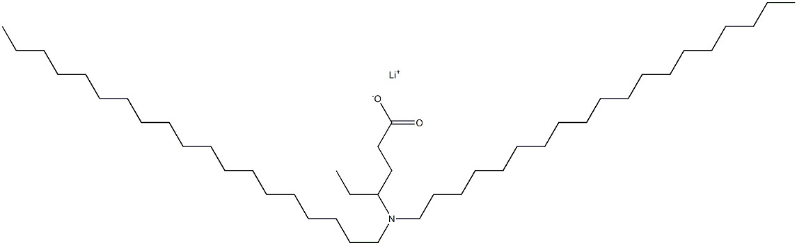 4-(Dinonadecylamino)hexanoic acid lithium salt 结构式