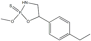 2-Methoxy-5-(4-ethylphenyl)-1,3,2-oxazaphospholidine-2-sulfide 结构式