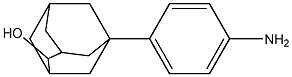 5-(4-Aminophenyl)adamantan-2-ol 结构式