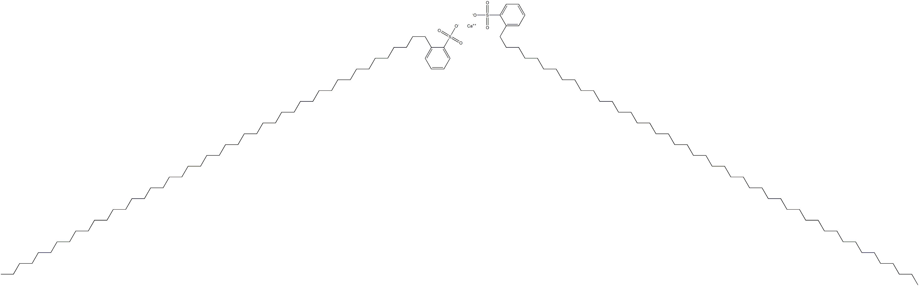 Bis[2-(hexatetracontan-1-yl)benzenesulfonic acid]calcium salt 结构式