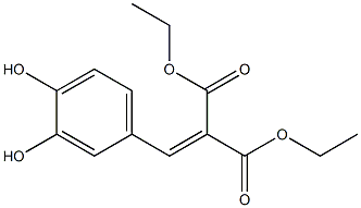 (3,4-Dihydroxybenzylidene)malonic acid diethyl ester 结构式
