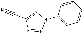 2-Phenyl-2H-tetrazole-5-carbonitrile 结构式