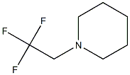 1-(2,2,2-Trifluoroethyl)piperidine 结构式
