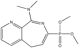 [9-(Dimethylamino)-5H-pyrido[2,3-c]azepin-7-yl]phosphonic acid dimethyl ester 结构式