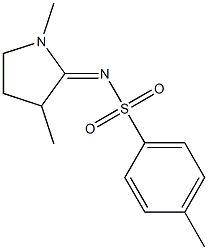 1,3-Dimethyl-2-(tosylimino)pyrrolidine 结构式