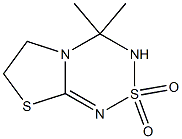 3,4,6,7-Tetrahydro-4,4-dimethylthiazolo[2,3-c][1,2,4,6]thiatriazine 2,2-dioxide 结构式