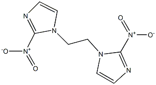 1,1'-Ethylenebis(2-nitro-1H-imidazole) 结构式