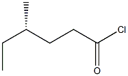 [S,(+)]-4-Methylhexanoyl chloride 结构式