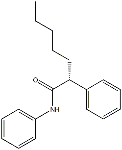 [R,(-)]-2,N-Diphenylheptanamide 结构式