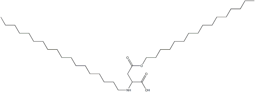 2-Octadecylamino-3-(hexadecyloxycarbonyl)propionic acid 结构式