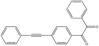 2-[4-(Phenylethynyl)phenyl]-1-phenyl-1,2-ethanedione 结构式