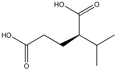 [R,(-)]-2-Isopropylglutaric acid 结构式