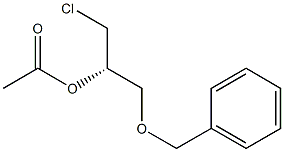 (S)-2-Benzyloxy-1-chloromethylethanol acetate 结构式