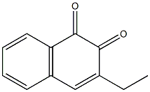 3-Ethyl-1,2-naphthoquinone 结构式