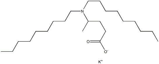 4-(Dinonylamino)valeric acid potassium salt 结构式