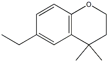 6-Ethyl-4,4-dimethylchroman 结构式