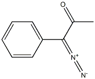 1-Phenyl-1-diazo-2-propanone 结构式