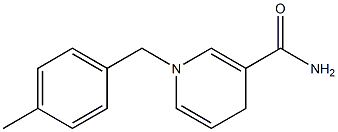 1-(4-Methylbenzyl)-1,4-dihydropyridine-3-carboxamide 结构式