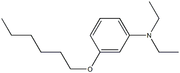 N,N-Diethyl-m-hexyloxyaniline 结构式