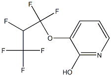 3-(1,1,2,3,3,3-Hexafluoropropyloxy)pyridin-2-ol 结构式