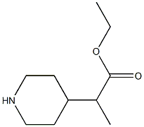 2-(4-Piperidyl)propionic acid ethyl ester 结构式