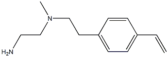 2-Amino-N-(4-ethenylphenethyl)-N-methylethanamine 结构式