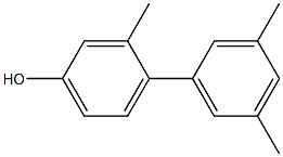 4-(3,5-Dimethylphenyl)-3-methylphenol 结构式